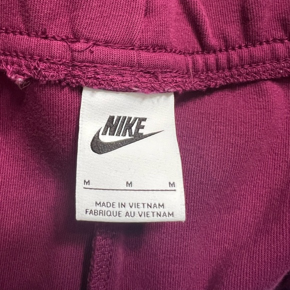Nike Sportswear Tech Fleece Jogger Pants Mens Size Medium Sangria Color Block - Picture 5 of 9